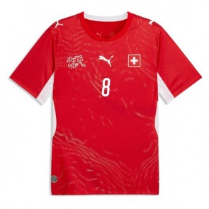 Schweiz Remo Freuler #8 Hjemmebanetrøje VM 2026 Kortærmet